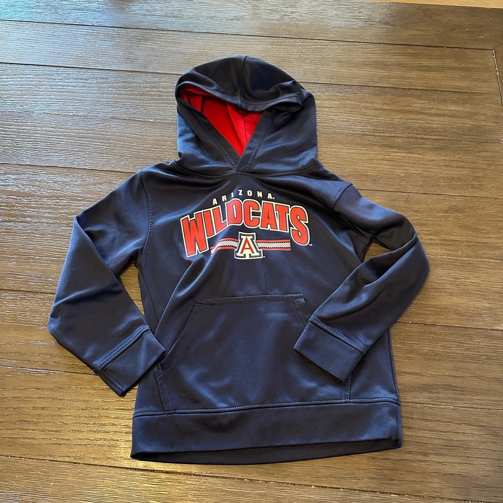 Arizona Wildcats Kids Hoodie - Navy and Red Sz 5/6